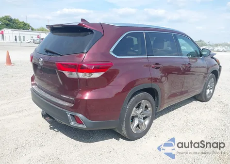 2019 Toyota Highlander Limited Platinum from USA, damaged, VIN 5TDDZRFH5KS745450